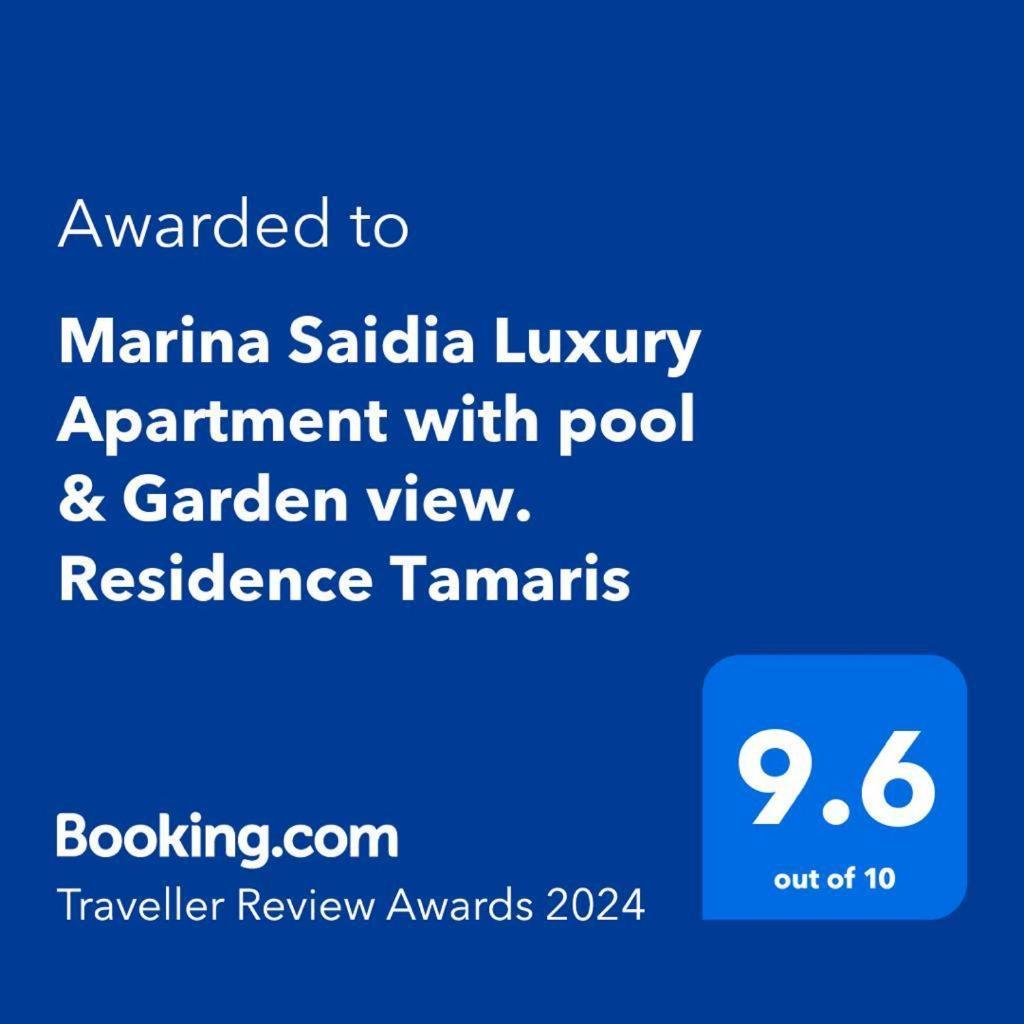 Marina Saidia Luxury Apartment With Pool & Garden View,Residence Tamaris 外观 照片